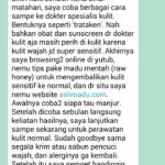 madu untuk kulit kusam sensitif